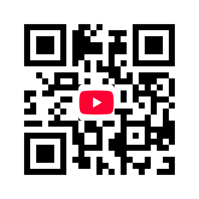 YouTube・ロゴありのQRコード